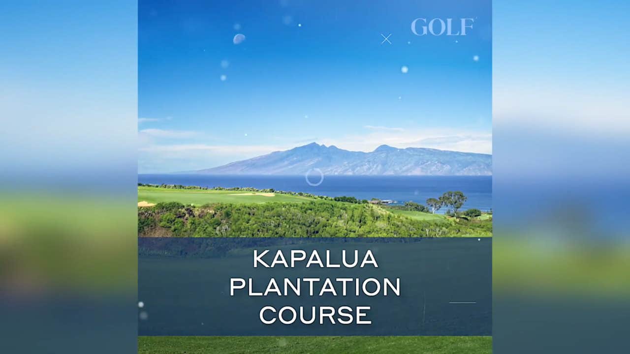 Tour the new Kapalua Plantation Course