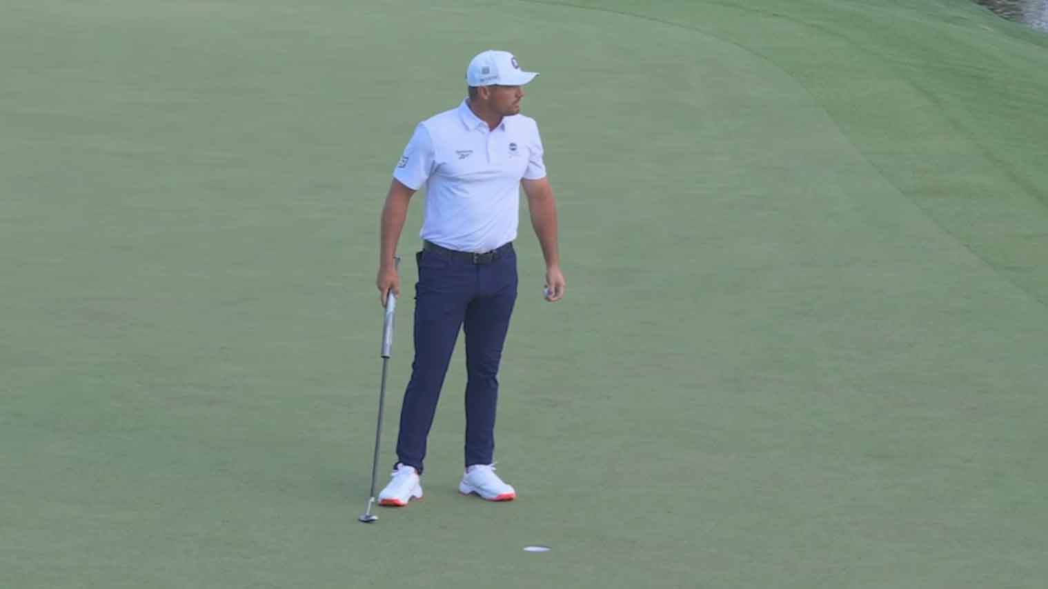 bryson dechambeau glaring at masters gallery