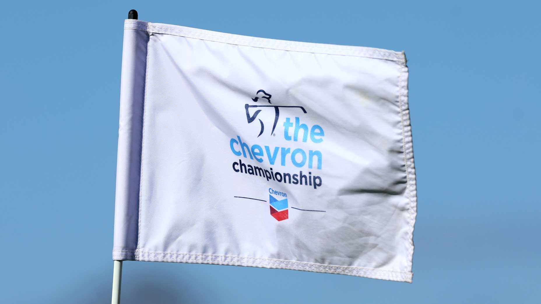 2025 Chevron Championship TV schedule: A tournament flag is seen at last year's Chevron Championship.