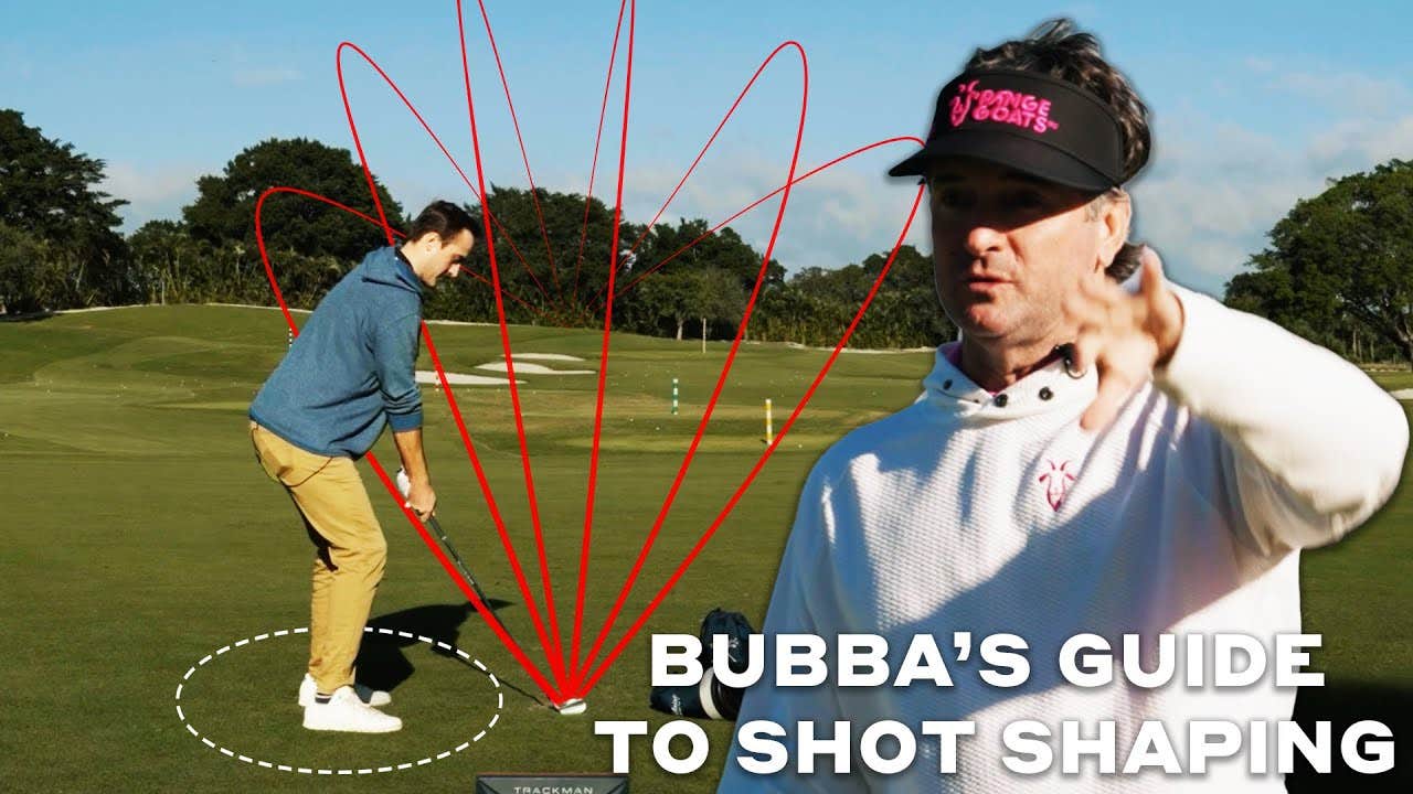 Crazy hooks and slices with Bubba Watson | Pros Teaching Joes