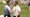 Justin Thomas talks with Xander Schauffele after the first round of the 2024 PGA Championship.