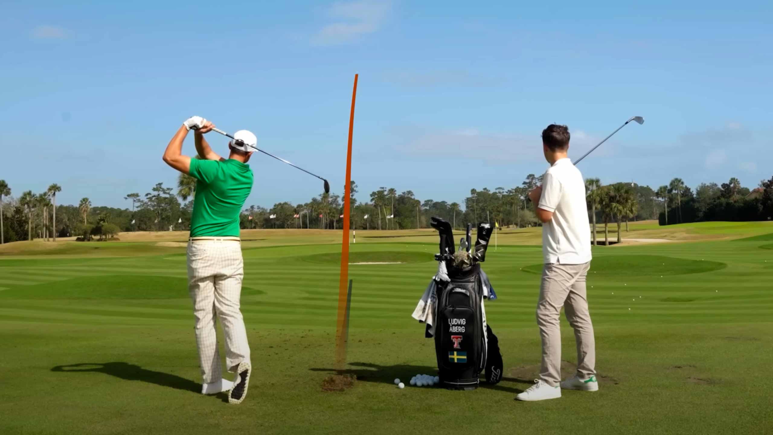 Ludvig Åberg and our author, Dylan Dethier.