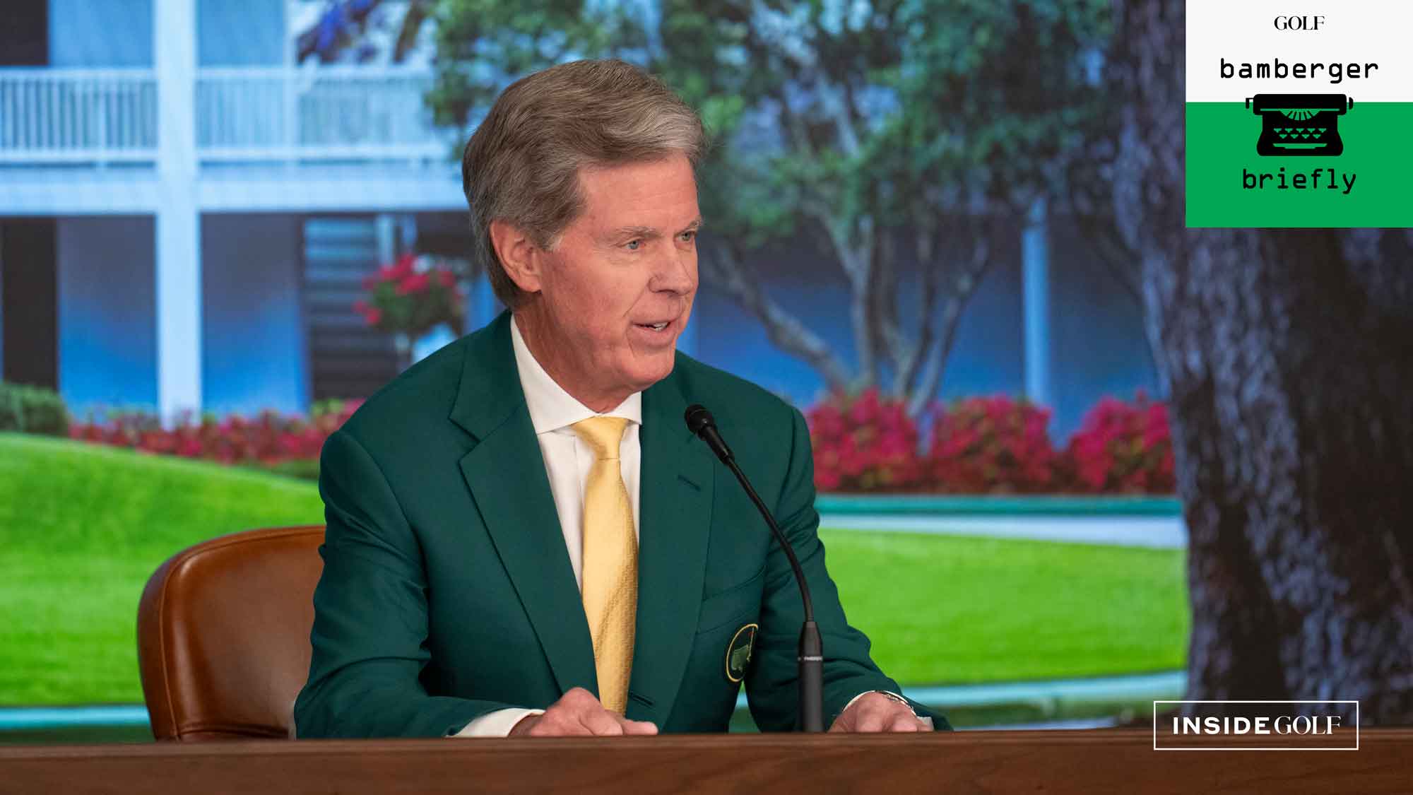 fred ridley at augusta national during masters week