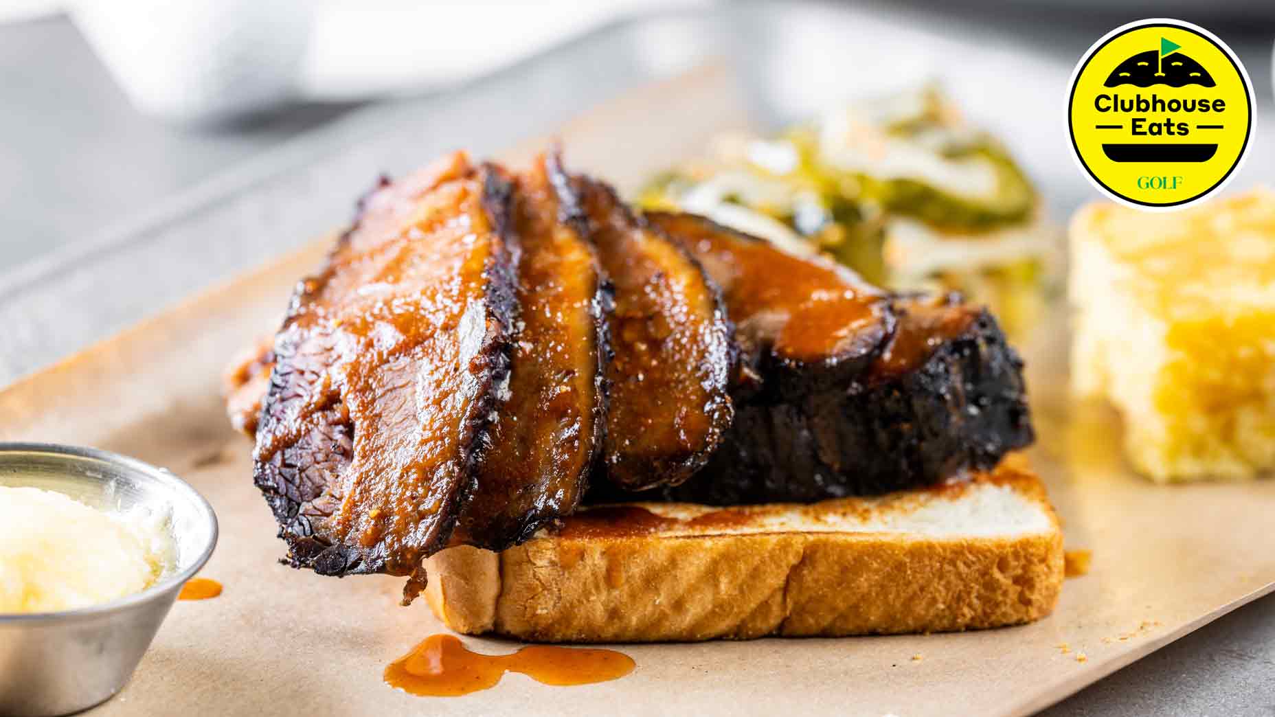 smoked brisket from the Ice House at Omni PGA Frisco