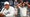 tiger woods speaks at podium separated from rory mcilroy u.s. open grimace